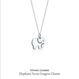Tiffany & Co Elephant Charm Necklace
